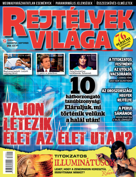REJTÉLYEK VILÁGA REJTÉLYEK VILÁGA